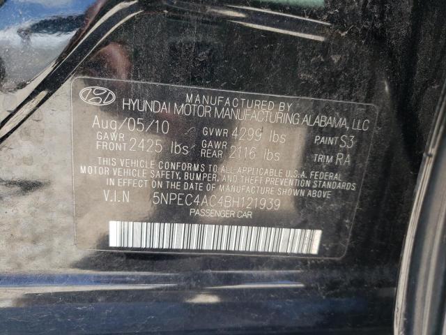 Photo 10 from auction – 2011 HYUNDAI SONATA SE with VIN 5NPEC4AC4BH121939