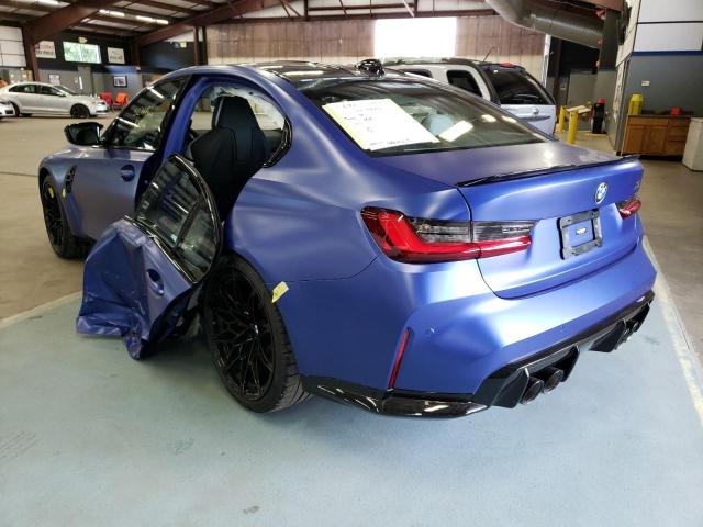 Photo 3 from auction – 2022 BMW M3 COMPETI with VIN WBS43AY09NFM46020