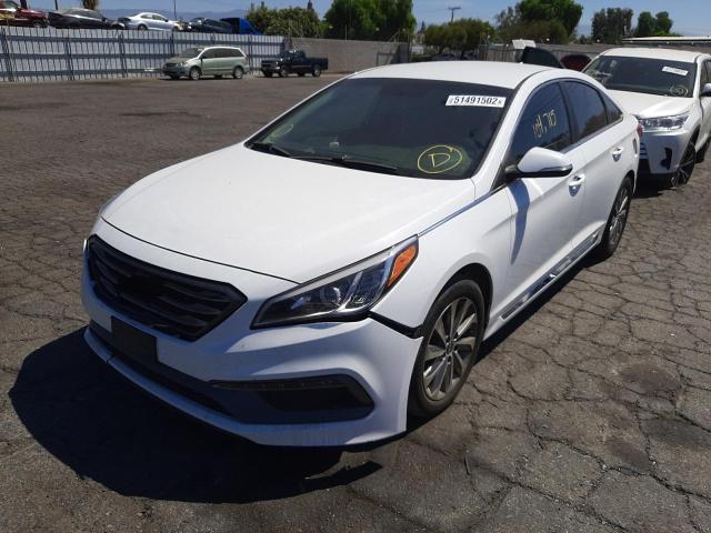 Photo 2 from auction – 2017 HYUNDAI SONATA SPO with VIN 5NPE34AF6HH550776