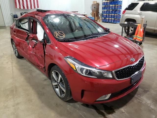 KIA FORTE EX 2017 with VIN 3KPFN4A80HE004706 - Photo from auction