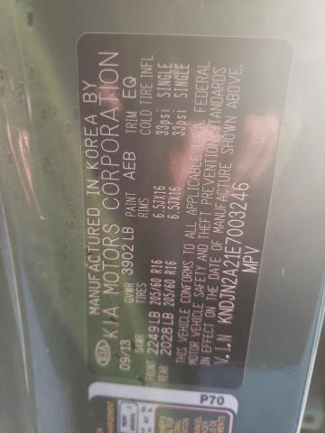 Zdjęcie 10 z aukcji – 2014 KIA SOUL z VIN KNDJN2A21E7003246