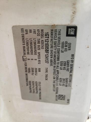 Foto 10 de la subasta – 2011 GMC SIERRA K25 con VIN 1GT121E85BF124137