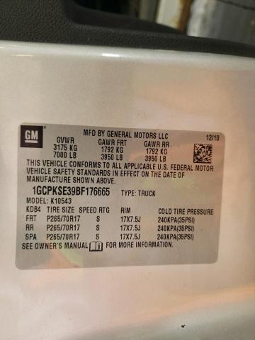 Photo 10 from auction – 2011 CHEVROLET 1500 with VIN 1GCPKSE39BF176665