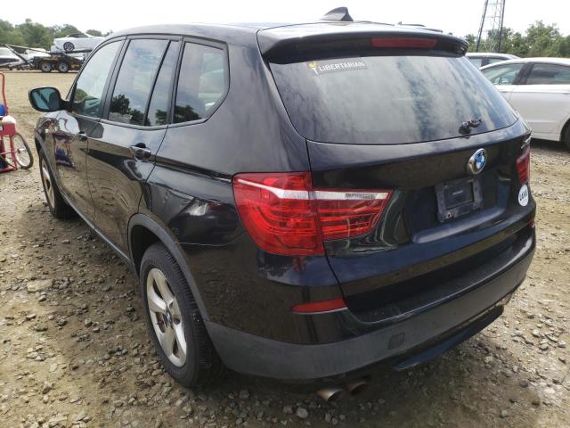 Photo 3 from auction – 2012 BMW X3 XDRIVE2 with VIN 5UXWX5C55CL722009
