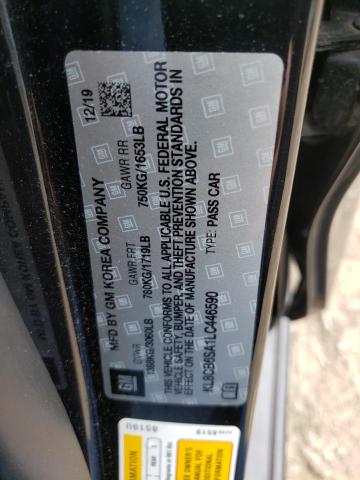 Photo 10 from auction – 2020 CHEVROLET SPARK LS with VIN KL8CB6SA1LC446590