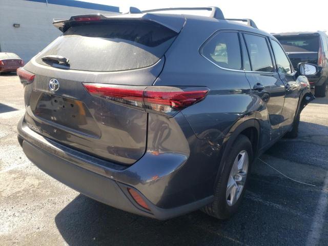 Photo 4 from auction – 2020 TOYOTA HIGHLANDER with VIN 5TDCZRAH7LS003135