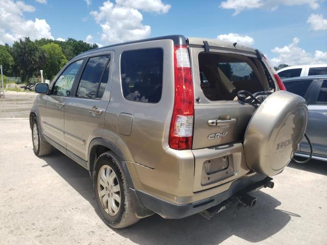Photo 3 from auction – 2006 HONDA CR-V SE with VIN SHSRD78956U402557