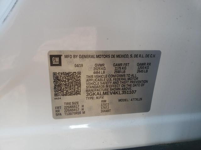 Photo 10 from auction – 2019 GMC TERRAIN SL with VIN 3GKALMEV4KL351107