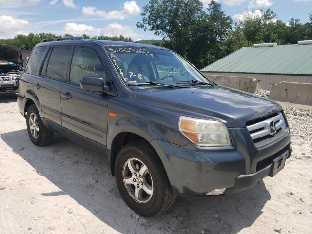 HONDA PILOT EX 2006 with VIN 2HKYF18586H546936 - Photo from auction