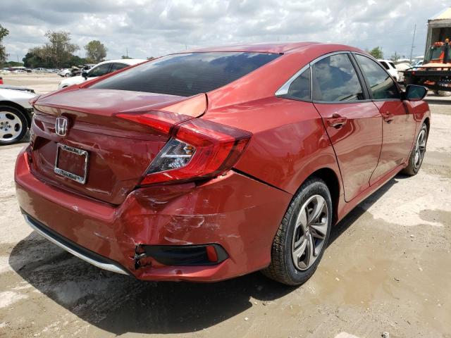 Photo 4 from auction – 2019 HONDA CIVIC LX with VIN 19XFC2F63KE037112