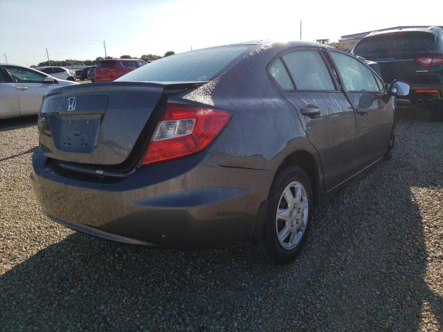 Photo 4 from auction – 2012 HONDA CIVIC LX with VIN 19XFB2F52CE051515