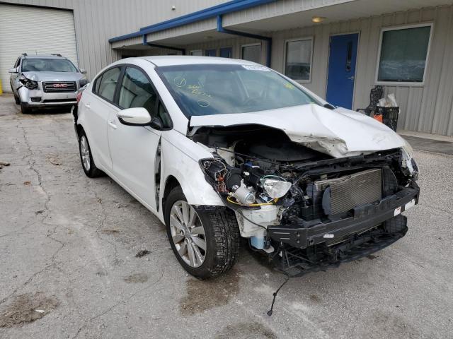 KIA FORTE LX 2014 with VIN KNAFX4A67E5134902 - Photo from auction