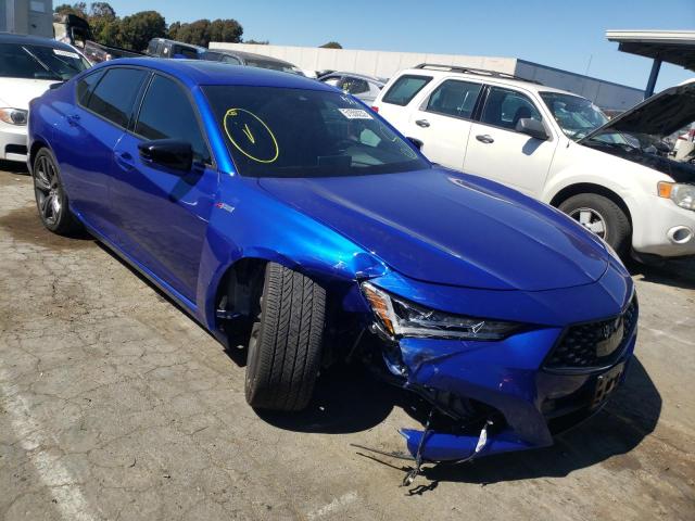 ACURA TLX TECH A 2021 with VIN 19UUB5F56MA016541 - Photo from auction