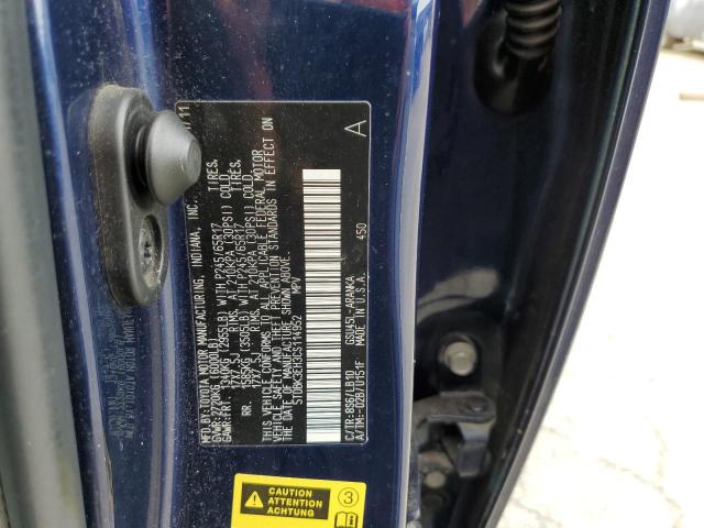 Photo 10 from auction – 2012 TOYOTA HIGHLANDER with VIN 5TDBK3EH3CS114952