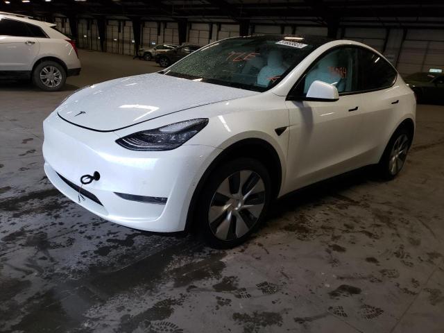 Photo 2 from auction – 2020 TESLA MODEL Y with VIN 5YJYGDEE9LF044840