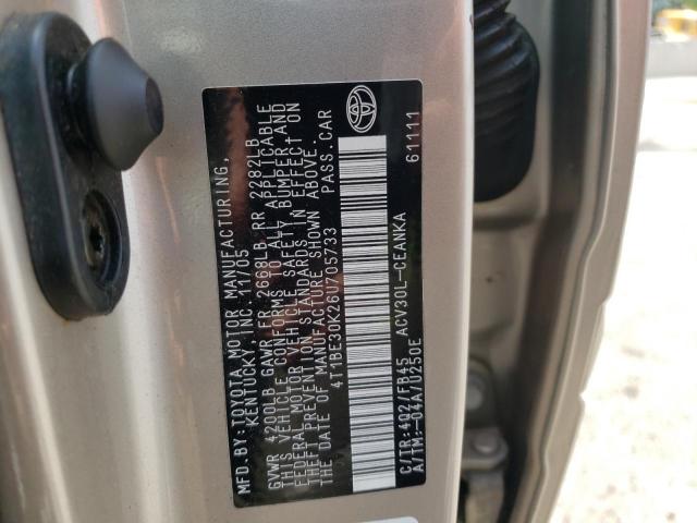 Photo 10 from auction – 2006 TOYOTA CAMRY with VIN 4T1BE30K26U705733