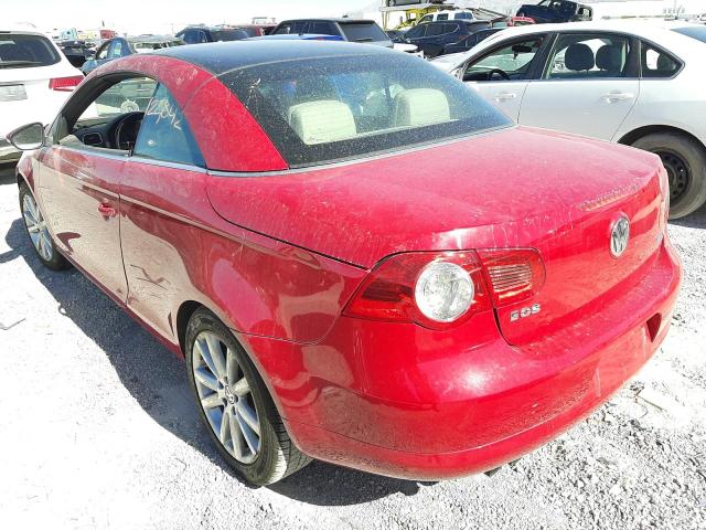 Photo 3 from auction – 2009 VOLKSWAGEN EOS TURBO with VIN WVWBA71FX9V016501