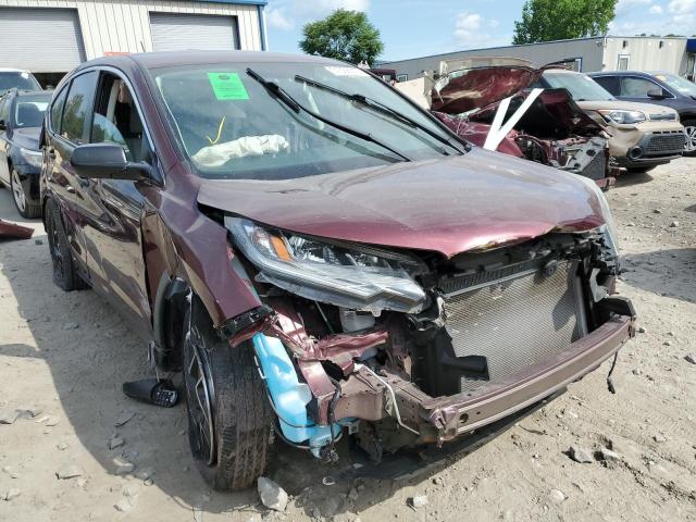 HONDA CR-V SE 2016 with VIN 5J6RM4H41GL075917 - Photo from auction