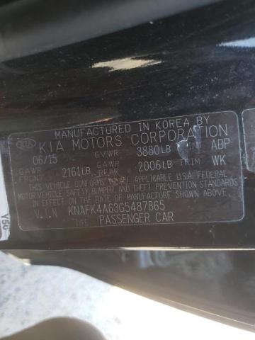 Photo 10 from auction – 2016 KIA FORTE with VIN KNAFK4A63G5487865