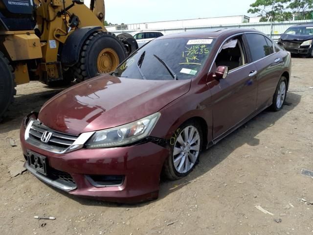Photo 2 from auction – 2014 HONDA ACCORD EXL with VIN 1HGCR2F86EA177635