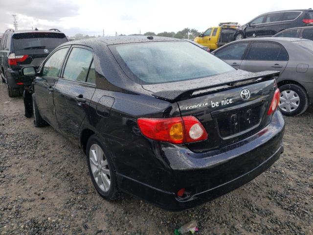 Photo 3 from auction – 2009 TOYOTA COROLLA BA with VIN 2T1BU40E49C146971
