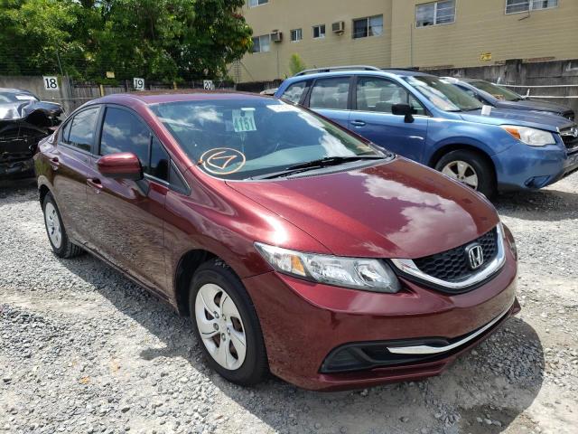 Photo 1 from auction – 2015 HONDA CIVIC LX with VIN 19XFB2F5XFE117622