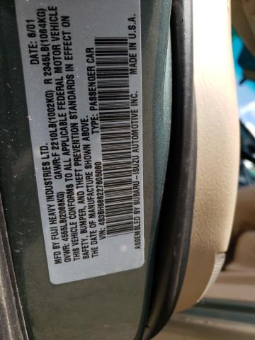 Zdjęcie 10 z aukcji – 2002 SUBARU LEGACY OUT z VIN 4S3BH686227605080