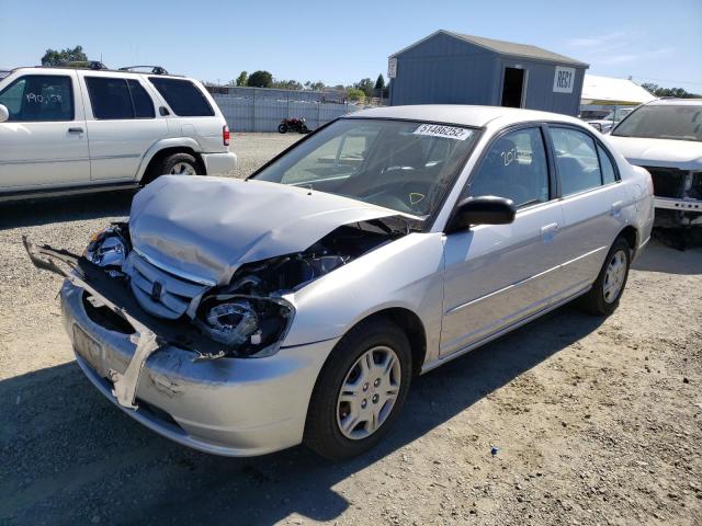 Photo 2 from auction – 2002 HONDA CIVIC LX with VIN 1HGES16592L063352