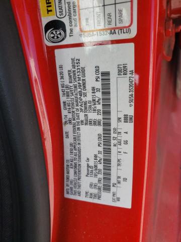 Photo 10 from auction – 2015 FORD FIESTA SE with VIN 3FADP4BJ9FM133152