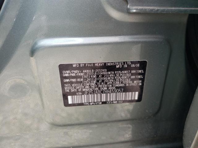 Photo 10 from auction – 2017 SUBARU FORESTER 2 with VIN JF2SJABC7HH459057