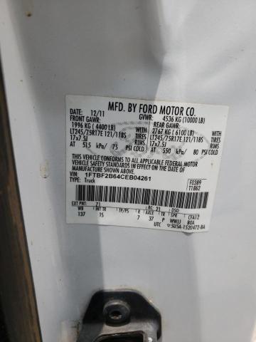 Photo 10 from auction – 2012 FORD F250 SUPER with VIN 1FTBF2B64CEB04261