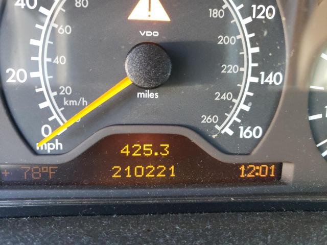 Photo 8 from auction – 1999 MERCEDES-BENZ E 320 with VIN WDBJF65H6XA924661