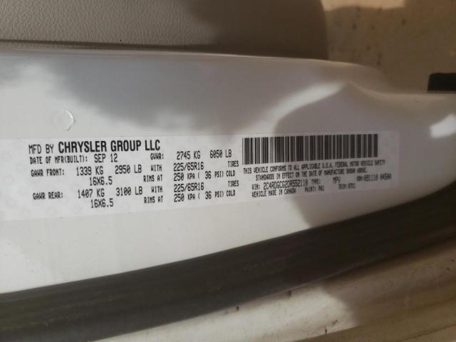 Photo 10 from auction – 2013 DODGE GRAND CARA with VIN 2C4RDGCG2DR552110