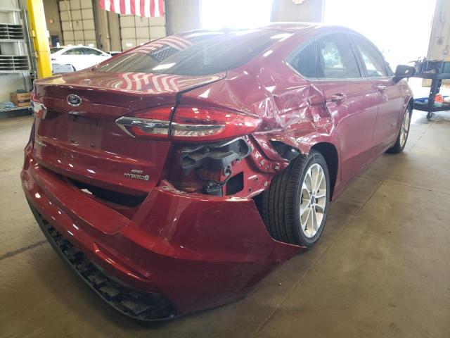 Photo 4 from auction – 2019 FORD FUSION SE with VIN 3FA6P0LU6KR242031
