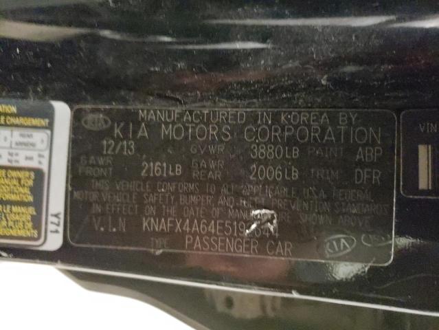 Photo 10 from auction – 2014 KIA FORTE LX with VIN KNAFX4A64E5192644