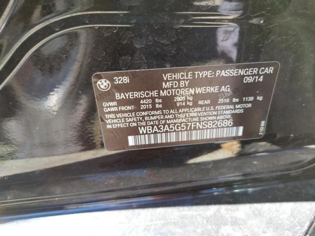 Photo 10 from auction – 2015 BMW 328 I with VIN WBA3A5G57FNS82686