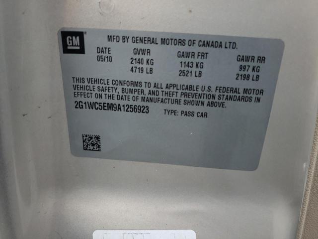 Photo 10 from auction – 2010 CHEVROLET IMPALA LTZ with VIN 2G1WC5EM9A1256923