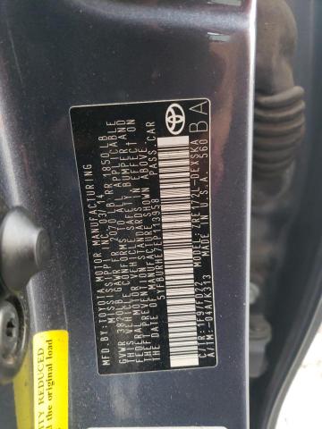 Photo 10 from auction – 2014 TOYOTA COROLLA L with VIN 5YFBURHE7EP113958