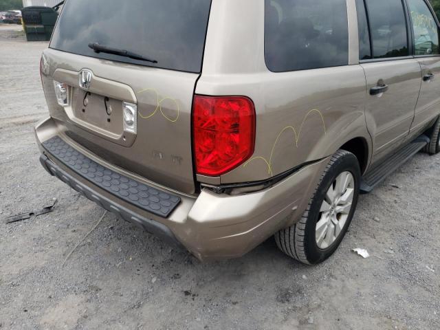 Photo 9 from auction – 2003 HONDA PILOT EXL with VIN 2HKYF18583H558225