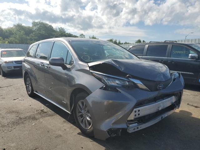 TOYOTA SIENNA LE 2021 with VIN 5TDKSKFC2MS030782 - Photo from auction