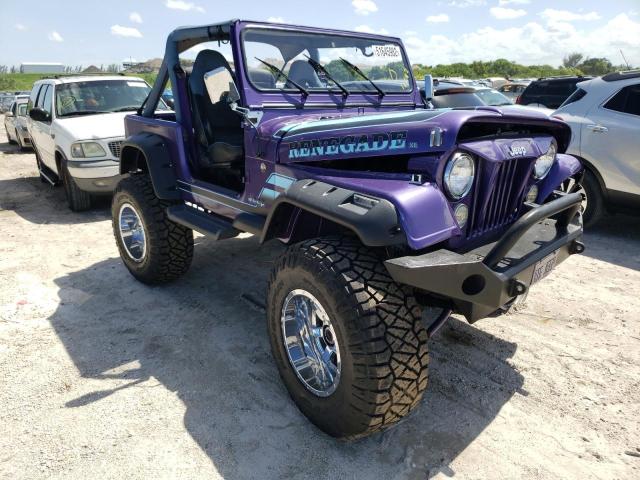 Photo 1 from auction – 1987 JEEP WRANGLER with VIN 2BCHV81SXHB541457