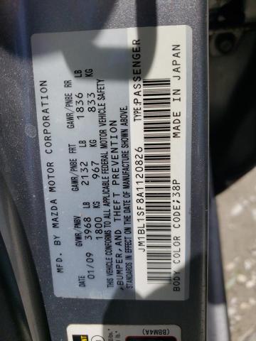 Photo 10 from auction – 2010 MAZDA 3 I with VIN JM1BL1SF8A1120826