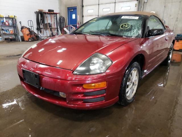 Photo 2 from auction – 2001 MITSUBISHI ECLIPSE SP with VIN 4A3AE45G51E156720