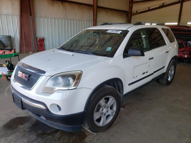 Photo 2 from auction – 2010 GMC ACADIA SL with VIN 1GKLRKED0AJ104479