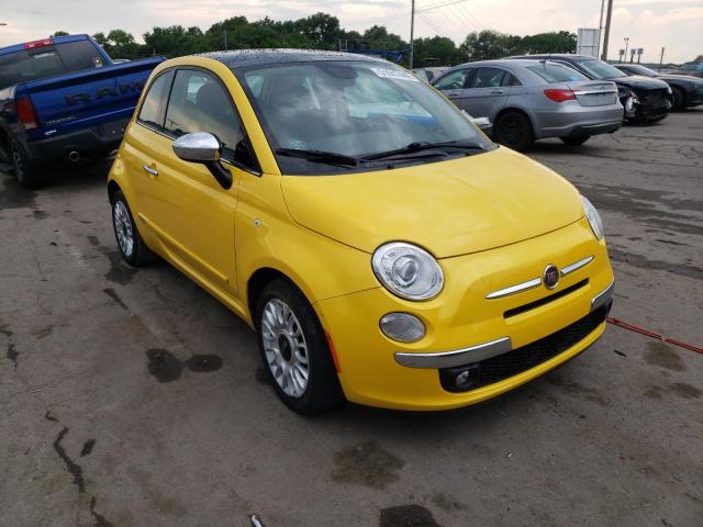 FIAT 500 LOUNGE 2015 with VIN 3C3CFFCR1FT755926 - Photo from auction