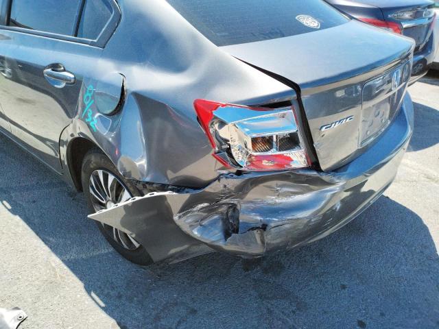 Photo 9 from auction – 2012 HONDA CIVIC LX with VIN 2HGFB2F56CH606701