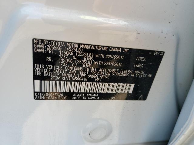 Photo 10 from auction – 2018 TOYOTA RAV4 ADVEN with VIN 2T3WFREV4JW500418