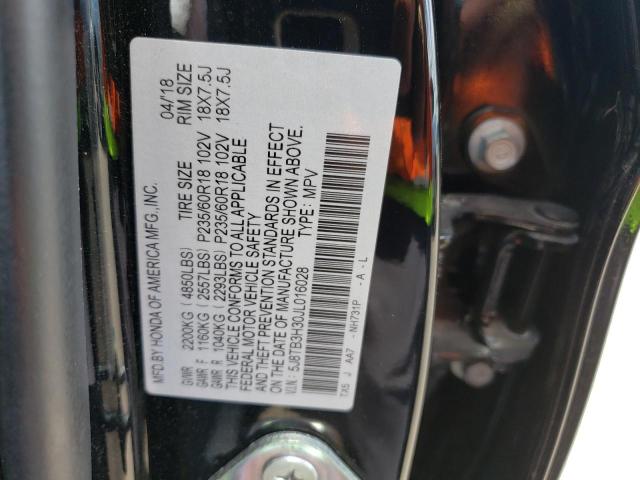 Photo 10 from auction – 2018 ACURA RDX with VIN 5J8TB3H30JL016028