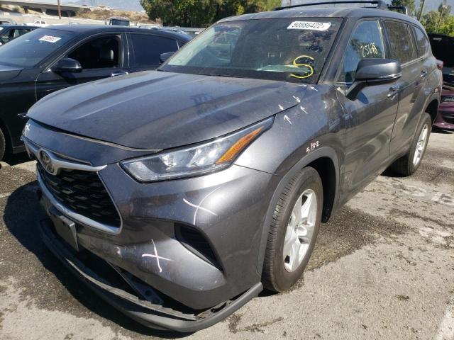 Photo 2 from auction – 2020 TOYOTA HIGHLANDER with VIN 5TDCZRAH7LS003135