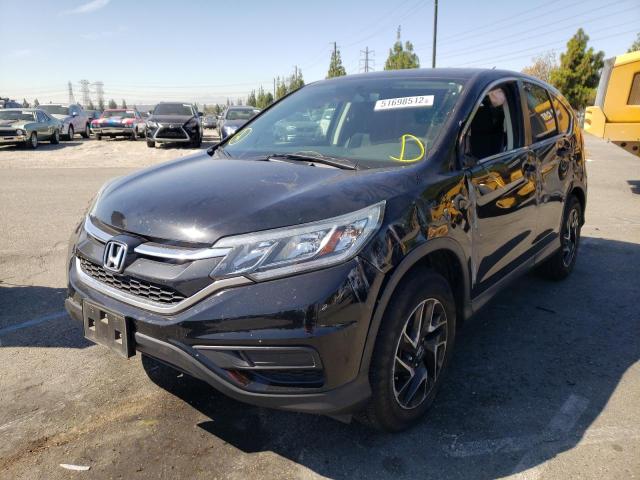 Photo 2 from auction – 2016 HONDA CR-V SE with VIN 2HKRM3H40GH551773